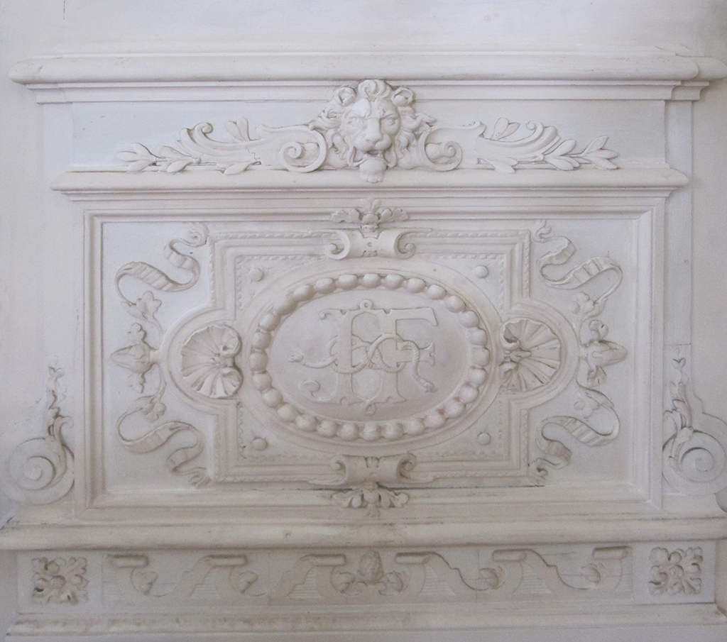  Carved and molded panel