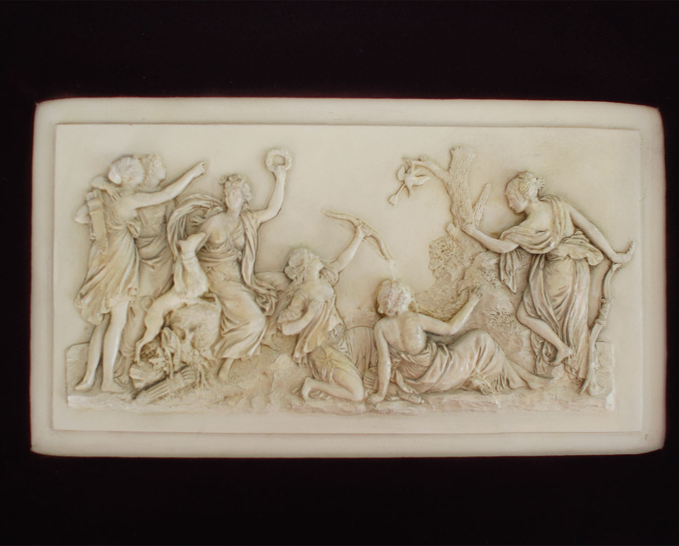  Ivory relief of Diana the huntress